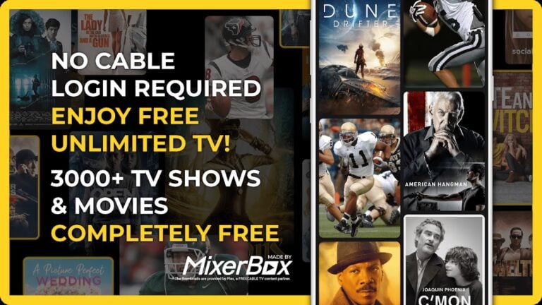 (US only) FREECABLE© TV: Shows pour Android