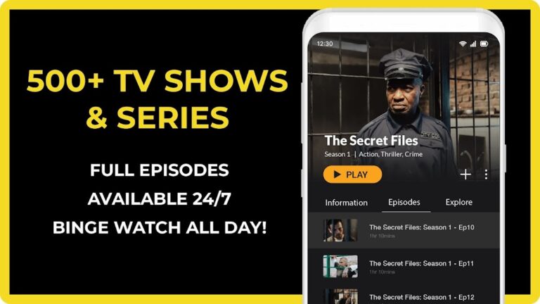 (US only) FREECABLE© TV: Shows für Android