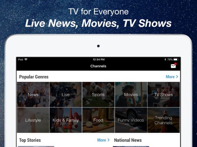 iOS için FREECABLE TV: News & TV Shows