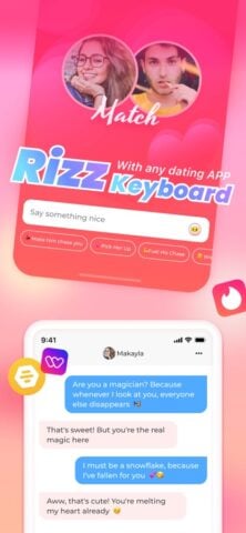 Facemoji AI:Rizz Keyboard&Font لنظام iOS
