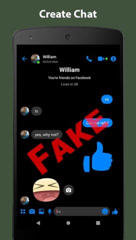 Fake Chat Conversation – prank لنظام Android