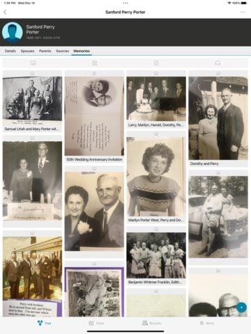 FamilySearch Tree for iOS
