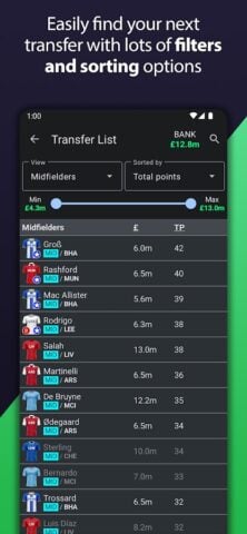 Fantasy Football Manager (FPL) per Android