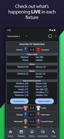 Android 版 Fantasy Football Manager (FPL)