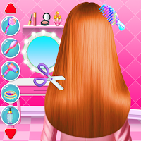 Android 用 女の子のファッション三つ編みのヘアスタイル