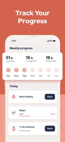 FastEasy: Intermittent Fasting لنظام iOS