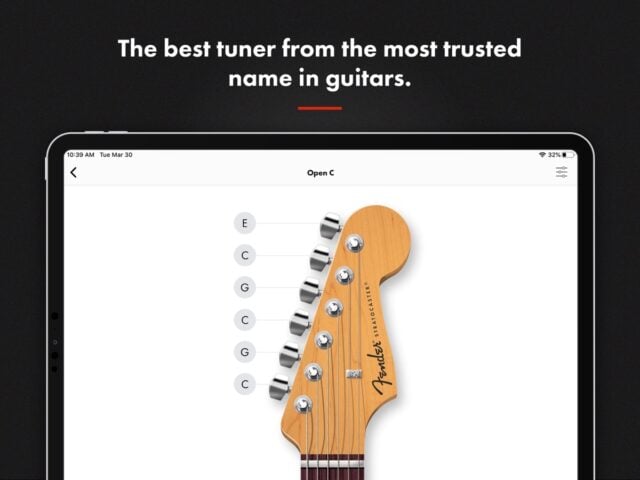 Fender Tune: Guitar Tuner App cho iOS