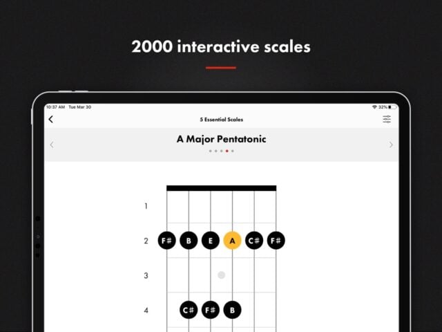iOS 用 Fender Tune – Guitar Tuner