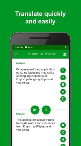 Filipino – English Translator para Android