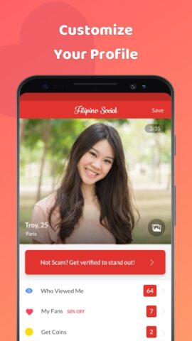 Filipino Social: Dating & Chat per Android