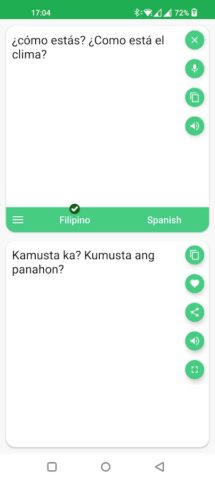 Filipino — Spanish Translator для Android
