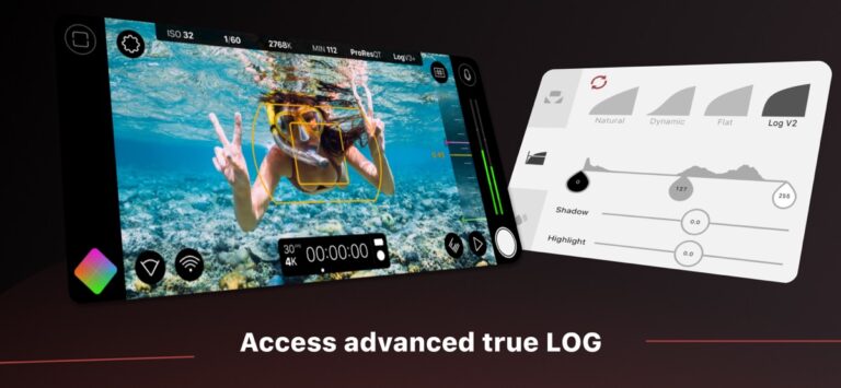 Filmic Pro－Video Camera для iOS — скриншот 4