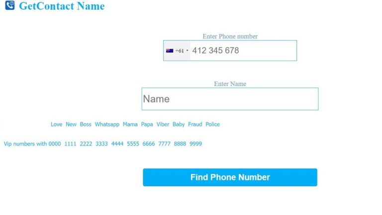 Find Contact Name: Caller ID per Android