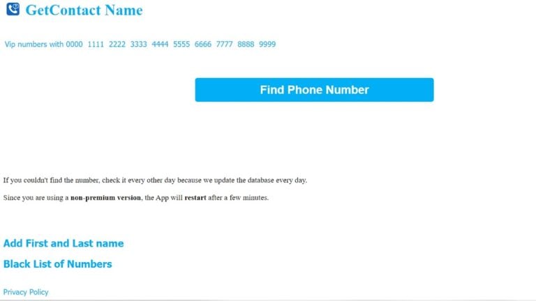 Find Contact Name: Caller ID per Android