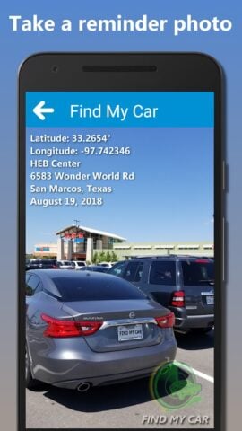 Найди мою машину — навигация для Android