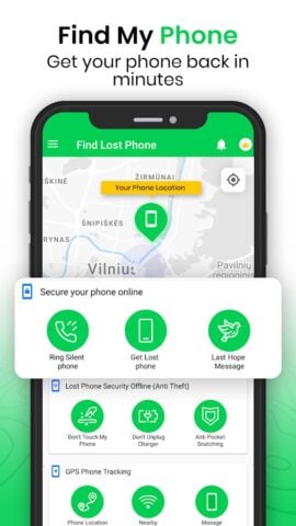 Finde verlorenes Telefon für Android