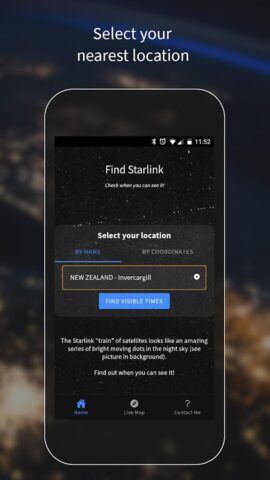 Find Starlink Satellites لنظام Android