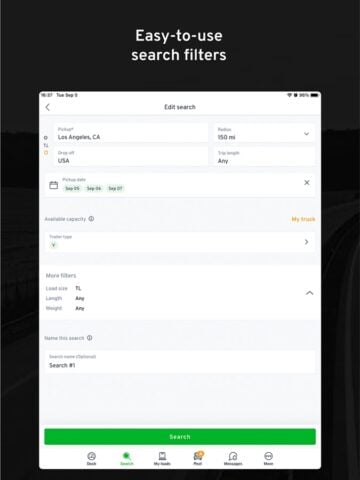 Find Truck Loads – Load Board لنظام iOS