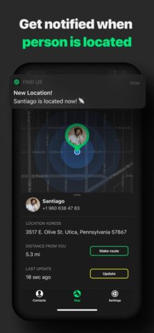 Find Us: Phone Number Tracker สำหรับ iOS