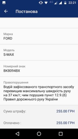 Штрафи ПДР cho Android