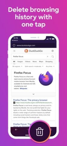 iOS için Firefox Focus: Privacy browser