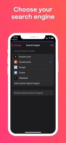 iOS용 Firefox Focus: Privacy browser