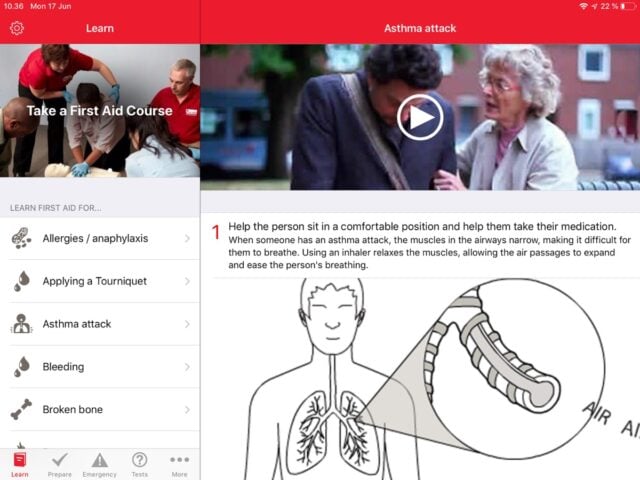 First Aid — Canadian Red Cross для iOS
