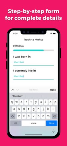 Firstep Marriage Biodata Maker für iOS