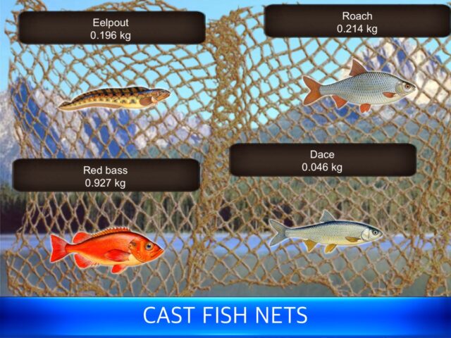 Fish Rain: simulateur de pêche pour iOS
