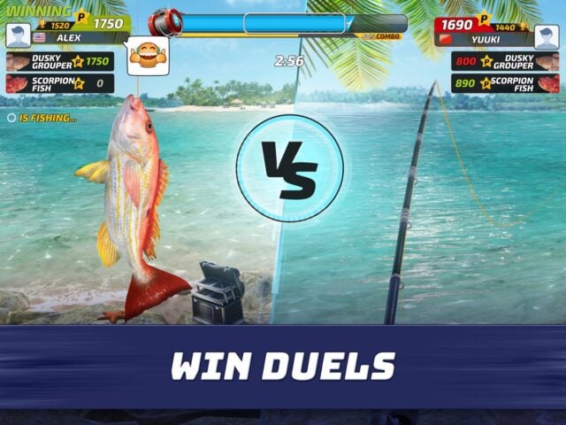 iOS 用 Fishing Clash: 究極のスポ釣りゲーム