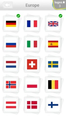 Bandiere degli stati del mondo per Android