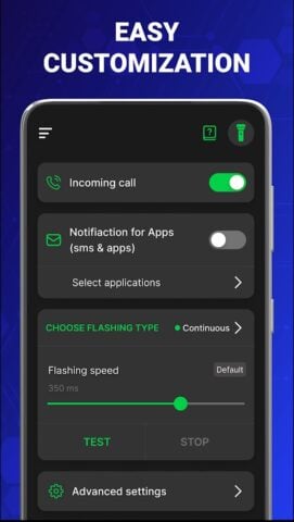 Flash Appel et SMS – Flash 3 pour Android