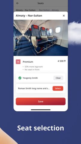 Android 版 FlyArystan: Билеты на самолет