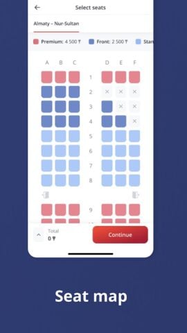 Android 版 FlyArystan: Билеты на самолет