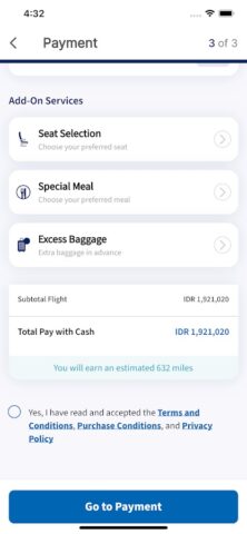FlyGaruda для Android — скриншот 4