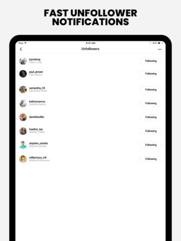 FollowMeter for Instagram per iOS