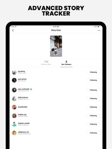 FollowMeter for Instagram لنظام iOS