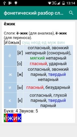 Android için Фонетический (звуко-буквенный)