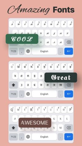 Android 用 Fonts Art: フォント, 特殊文字記号付きキーボード