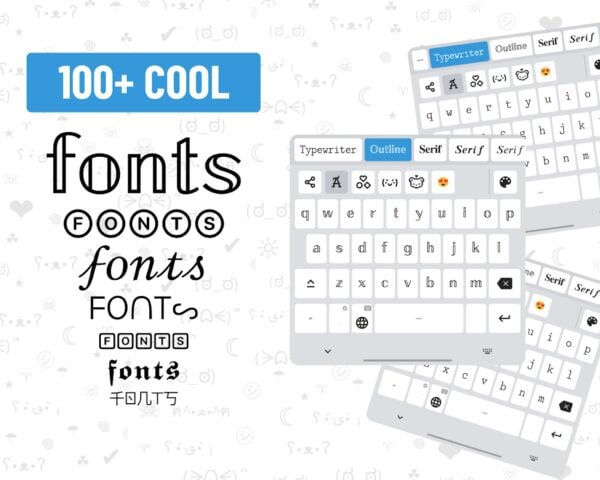 Fonts แป้นพิมพ ์ตัวอักษรพิเศษ สำหรับ Android