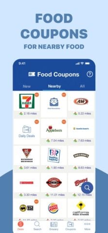 Food Coupons Fast Deals Reward cho iOS