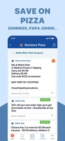 Food Coupons Fast Deals Reward für iOS