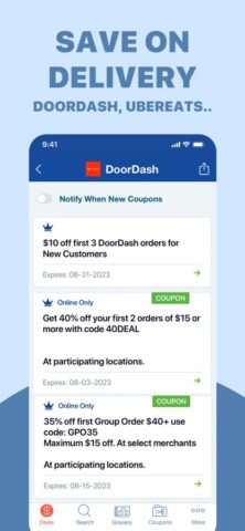 Food Coupons Fast Deals Reward para iOS