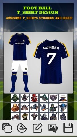 Football Jersey Maker- T Shirt для Android