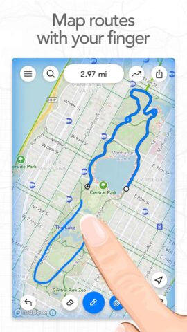 Android için Footpath Route Planner