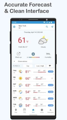 Foreca Weather لنظام Android