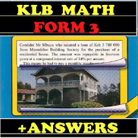 Form  3 KLB Math Notes+Answers for Android