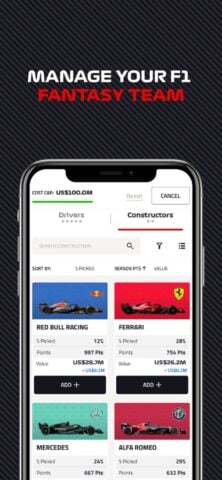 Formula 1® untuk iOS