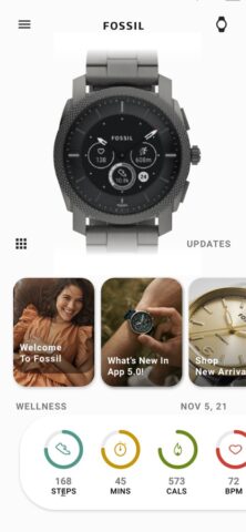 Fossil Smartwatches für iOS