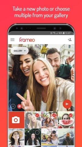 Frameo: Share to photo frames para Android
